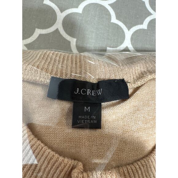 J. Crew Super cozy Lightweight Mockneck Pullover Sweater size M in Beige - Picture 8 of 8
